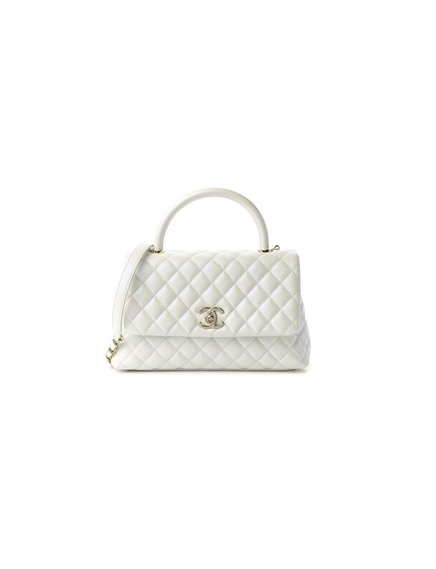 [CHANEL] Flap Bag with Top Handle Grained Calfskin A92991B0506110601