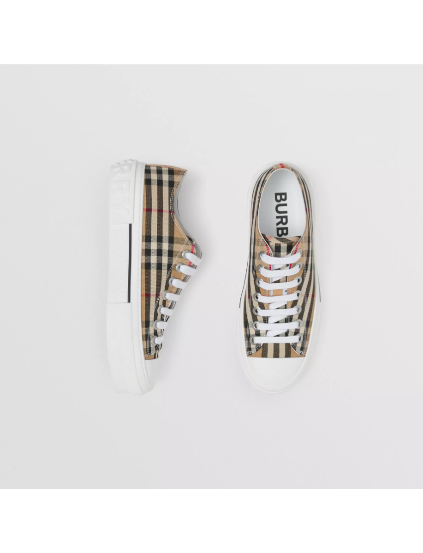 [BURBERRY] Vintage Check Cotton Sneakers 80505061