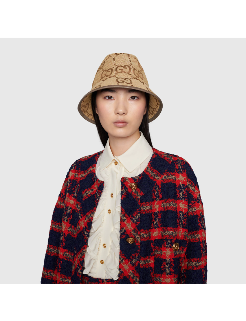 [GUCCI] Jumbo GG canvas bucket hat 6812563HAGJ2564