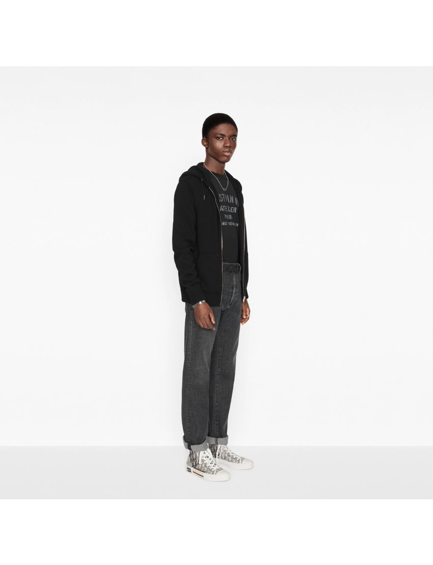 [DIOR] CD Icon Hooded Sweatshirt with Zip 113M200AT223_C900