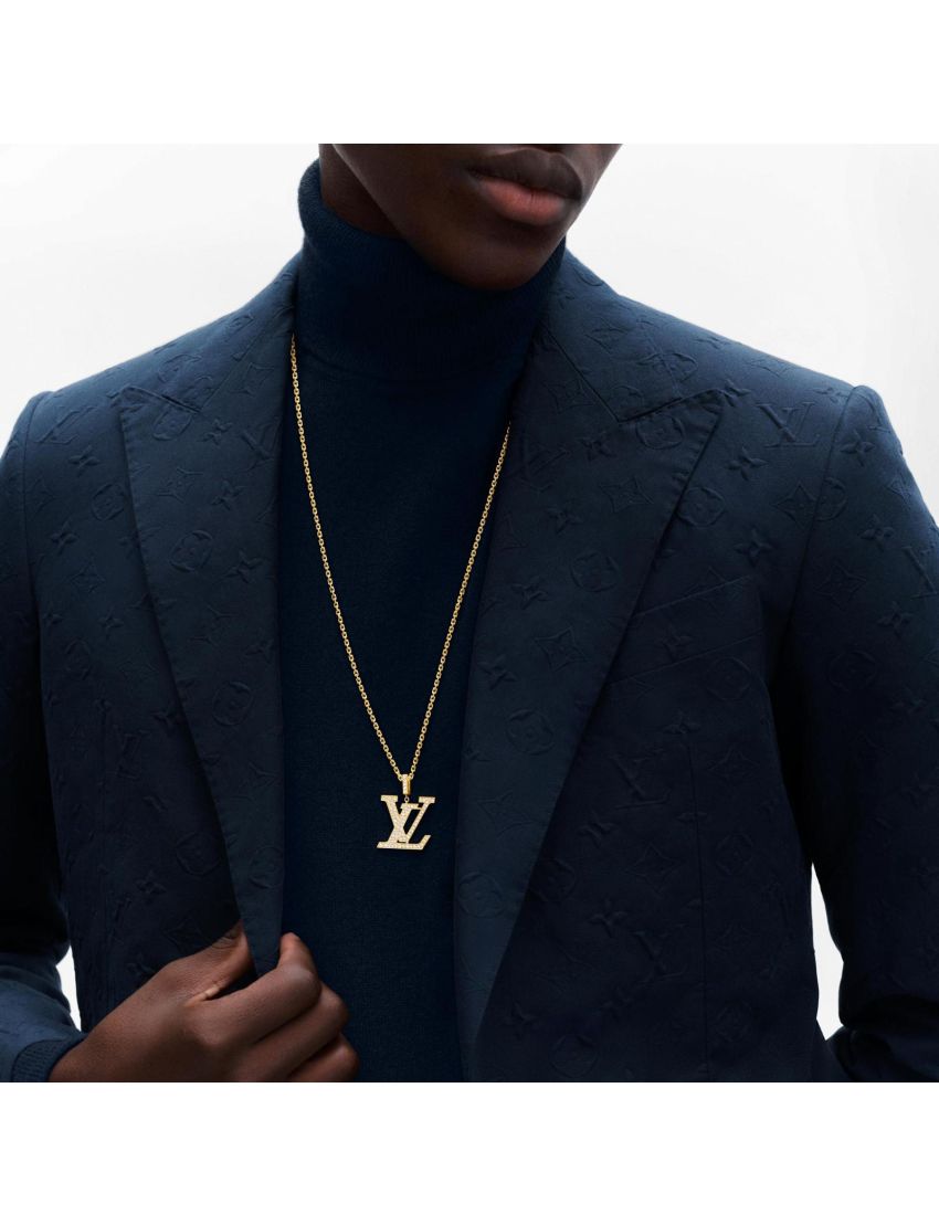 [LOUIS VUITTON] LV Idylle Blossom Large Pendant, Yellow Gold And Diamonds Q93848