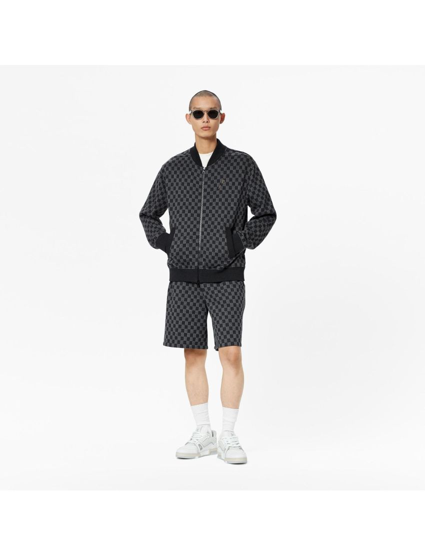 [LOUIS VUITTON] Damier Jacquard Zip Through Bomber 1A8X2C