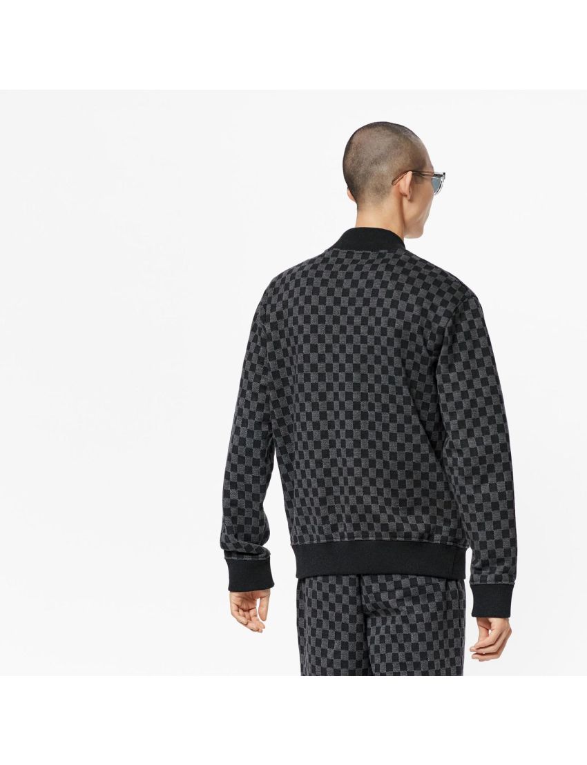 [LOUIS VUITTON] Damier Jacquard Zip Through Bomber 1A8X2C