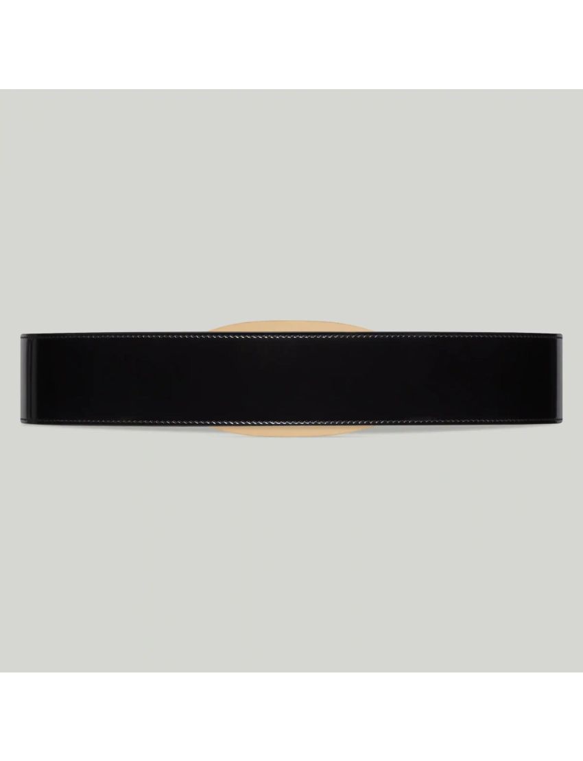 [GUCCI] Wide belt with retro G buckle 740372DKE0G1000