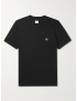 [MR PORTER] Logo Print Cotton Jersey T Shirt 29419655931869326 (Black)