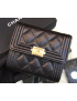 [CHANEL] Boy Chanel Small Flap Wallet Grained Calfskin A80734B0149094305