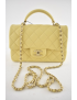 [CHANEL] Mini Flap Bag with Top Handle Lambskin AS2431B06660NG754