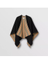 [BURBERRY] Reversible Icon Stripe Wool Cape 80184961