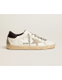 [GOLDEN GOOSE] Women’s Super-Star sneakers with black heel tab and metal stud lettering GWF00102.F000318.10220
