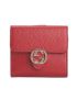 [GUCCI OUTLET] GG Interlocking Flap Wallet 598167CAO0G6420
