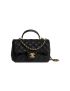 [CHANEL] Mini Flap Bag with Top Handle Grained Calfskin AS2431B0560794305