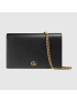 [GUCCI] GG Marmont leather mini chain bag 497985CAO0G1000
