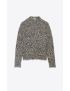 [SAINT LAURENT] destroyed knit sweater 761910Y76EV1095