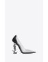 [SAINT LAURENT] opyum pumps in tpu and patent leather 6997161TVAA1094