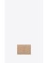 [SAINT LAURENT] cassandre matelasse flap card case in grain de poudre embossed leather 668290BOWA12721