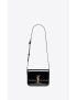 [SAINT LAURENT] solferino small satchel in lacquered patent leather 634306BMIIW1000