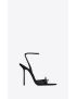 [SAINT LAURENT] nuit sandals in lacquered ayers 696986EX7NN1000