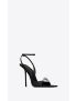 [SAINT LAURENT] nuit sandals in lacquered ayers 696986EX7NN1000