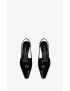 [SAINT LAURENT] blade slingback pumps in patent leather 7096021TV001000