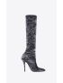 [SAINT LAURENT] talia boots in velvet 711197AAAPV1424