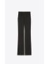 [SAINT LAURENT] high waisted pants in wool twill 698286Y3D161000