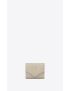 [SAINT LAURENT] cassandre matelasse multi folded wallet in grain de poudre embossed leather 692061BOW019207