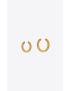 [SAINT LAURENT] v shape earrings in metal 715136Y15008204