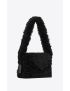 [SAINT LAURENT] shaggy crossbody bag in shearling 713862GAABO1000