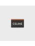 [CELINE] CARD HOLDER IN TRIOMPHE CANVAS WITH CELINE PRINT 10B702CLY.04LU