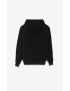 [SAINT LAURENT] zipped raglan hoodie 713458Y36SW1000