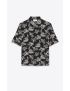 [SAINT LAURENT] shirt in origami print silk 601070Y1F521087