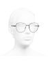 [CHANEL] Pantos Eyeglasses A75222X06081V0115