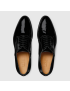 [GUCCI] Mens lace up shoe with Double G 624663BNC001000