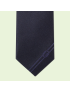 [GUCCI] Silk tie with Interlocking G 7072614NAAC4000