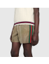 [GUCCI] Waterproof nylon swim shorts with GG 599585XHAD42190