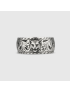 [GUCCI] Thin silver ring with feline head 433571J84000811