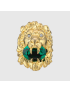 [GUCCI] Lion head ring with crystal 675305I66588520