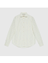 [GUCCI] GG stripe fil coupe cotton shirt 644984ZAFXS9018