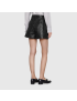 [GUCCI] GG embossed leather shorts 678573XNAPN1000