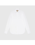 [GUCCI] Cotton poplin Cotton shirt with hidden  labelshirt 649699Z38549000