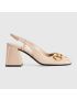 [GUCCI] Womens mid heel slingback with Horsebit 643892C9D006705