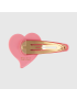 [GUCCI] Hair clip with GG and heart detail 679031I93548520