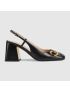 [GUCCI] Womens mid heel slingback with Horsebit 643892C9D001000
