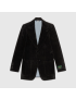 [GUCCI] Velvet jacket with  label 648932Z8AMW1000