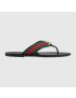 [GUCCI] Mens thong sandal with Web 630307H90208476