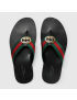 [GUCCI] Mens thong sandal with Web 630307H90208476