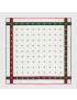 [GUCCI] Bee pattern silk pocket square 4074654G0019075