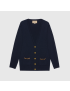 [GUCCI] Cashmere cardigan with chain detail 662187XKBYJ4759