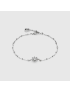 [GUCCI] Flora 18k bracelet with diamonds 581817J85689066