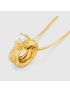 [GUCCI] Ouroboros 18k necklace with diamond 672434J85408000